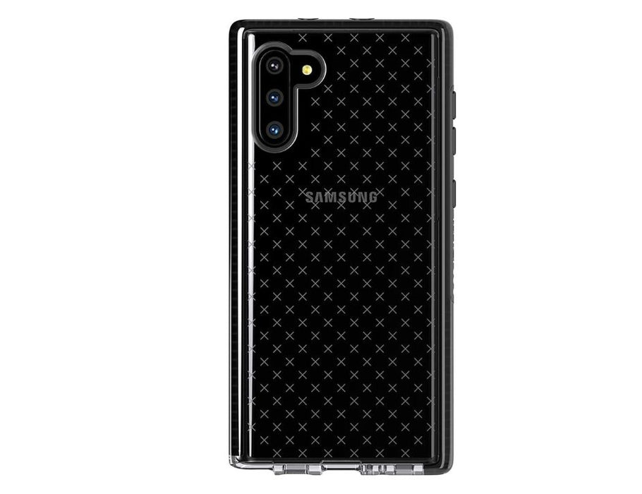 Tech21 Evo Check Protective Phone Case Cover for Samsung Note 10+ - Black/Smokey