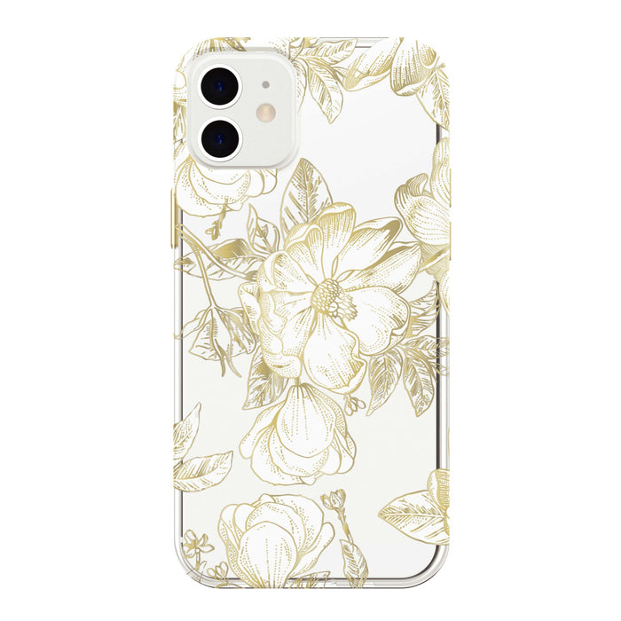 One. Protect for  iPhone 12/12 pro White Metallic Floral