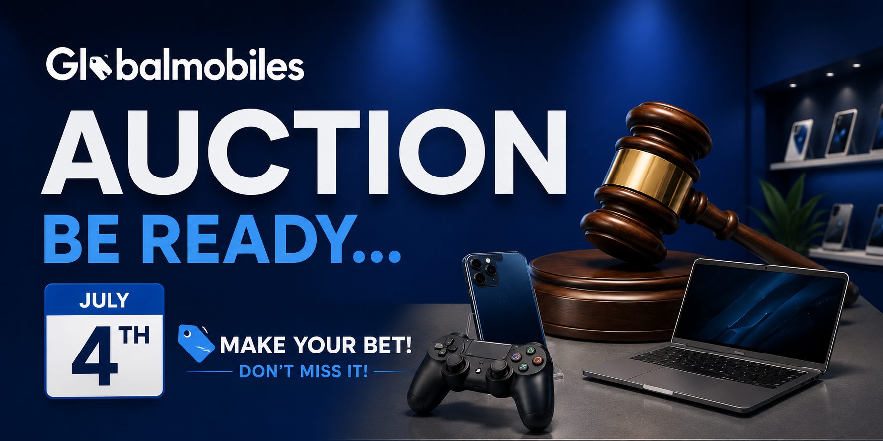 Globalmobiles Auction — Be ready July 4th