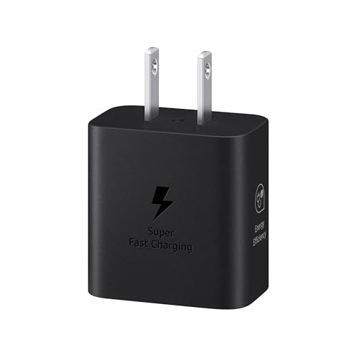 Samsung 25W Super Fast Charging Wall Charger | Color: Black