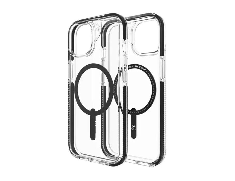 Zagg Piccadilly Snap Clear & Black Case for iPhone 14/13 & iPhone 6.1 2023