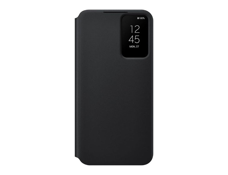 Samsung S-View Flip Cover for Samsung Galaxy S22+ 5G | Color: Black