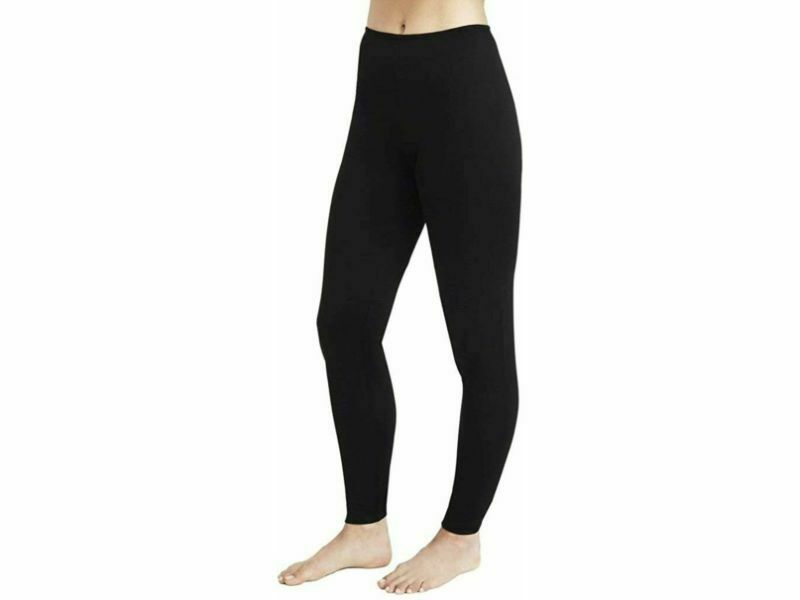 Cuddl Duds Fleece With Stretch Legging Black Medium