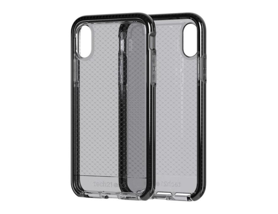 Tech21 Evo Check Series Case for Apple iPhone Xs and iPhone X | Color: Smokey/Black