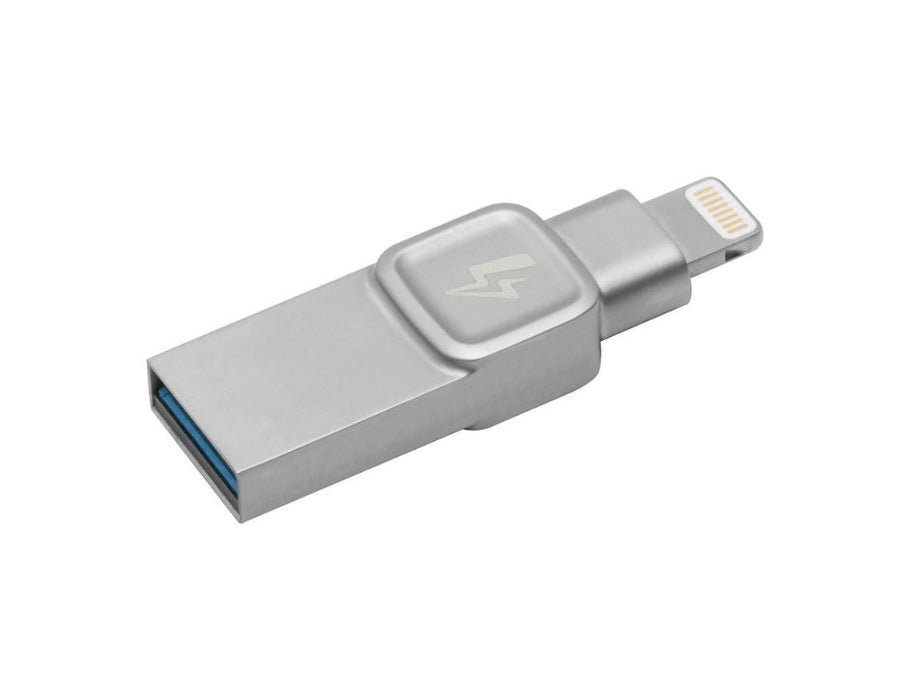 Kingston DataTraveler Bolt Duo 32GB USB 3.1, Apple Lightning Flash Drive | Color: Silver