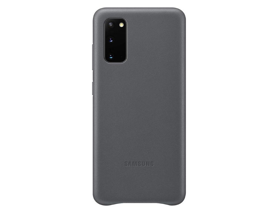 Samsung Galaxy Leather Cover for S20 Case | Color: gray