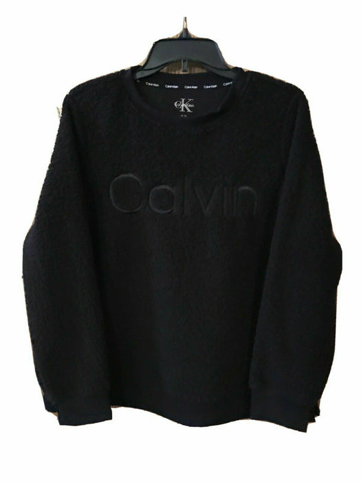 Calvin Klein Women's Sweater Crew Neck BLK/BLACK XL/XG