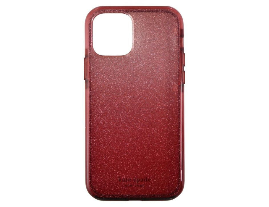 Kate Spade Defensive Hardshell Case for iPhone 12/12 Pro | Sparkle Burgundy