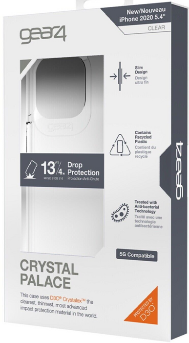 Gear4 Crystal Palace Iphone one 2020 5.4" Clear