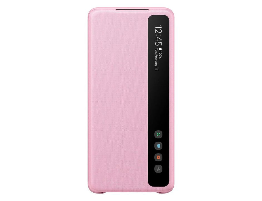 Samsung S-View Flip Cover for Galaxy S20+ 5G  | Color: pink