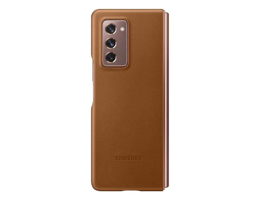 Samsung Leather Cover for Galaxy Z Fold2 5G  | Color: brown