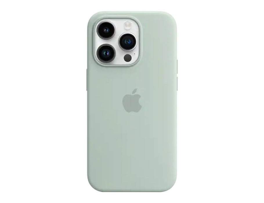 Apple Silicone Case with MagSafe for iPhone 14 Pro | Color: Green