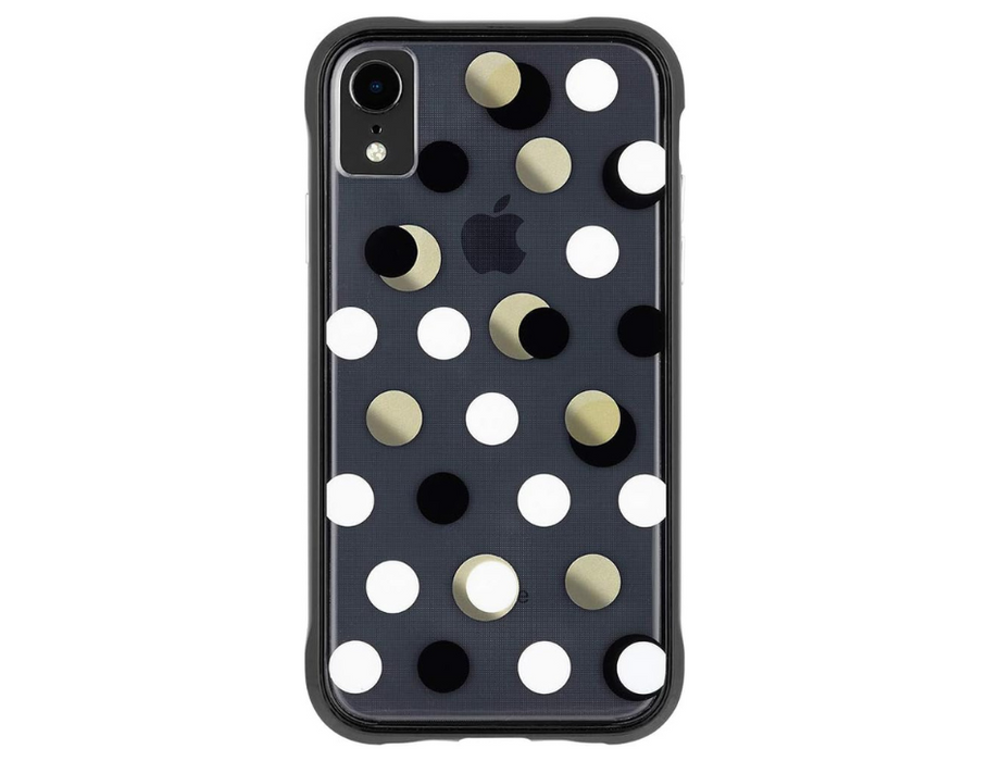 Case-Mate iPhone Xs Max Wallpapers Black Metallic Dot Case