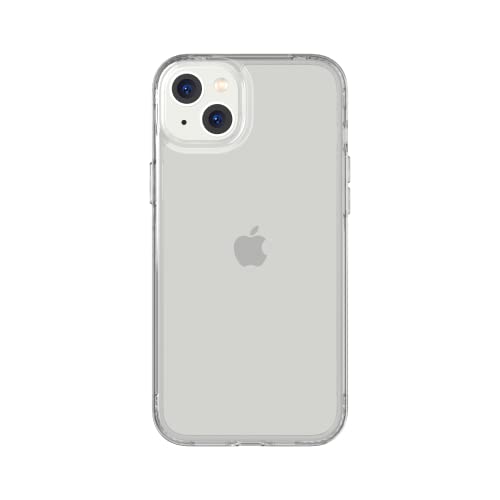 Tech21 iPhone 14 Plus Evo Clear – Scratch-Resistant, Shock-Absorbing Clear Phone Case with 12ft Multi-Drop Protection