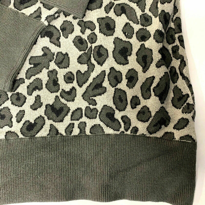 Isaac Mizrahi New York Lounge Sweater Leopard S