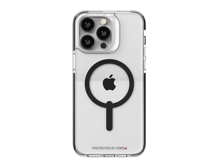 Gear4 Piccadilly Snap with Magsafe Case for iPhone 14 Pro Max | Color: Clear /Black