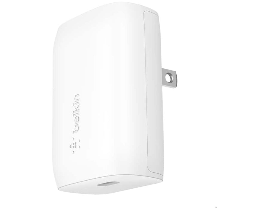 Belkin Boost Charge USB-C PD Wall Charger With PPS+ Pro Flex 30W USB-C Cable With Lightning Connector White