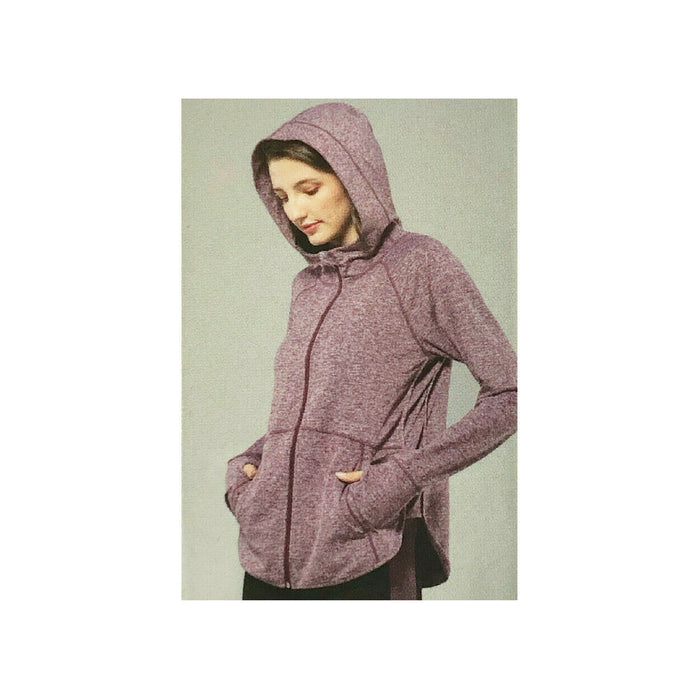 Serene Tangerine Active Jacket Mauve Heather X-Large