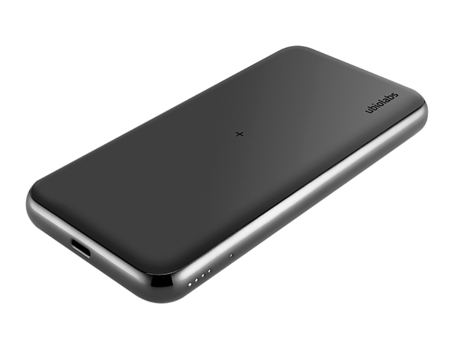 Ubio Labs Shadow Series Wireless Power Bank 3000mAh Portable Wireless Charger | Color: Black