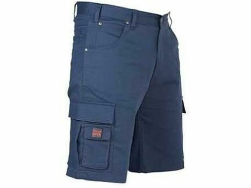 Tough Duck Stretch Twill Cargo Work Short Navy/Marine 38W