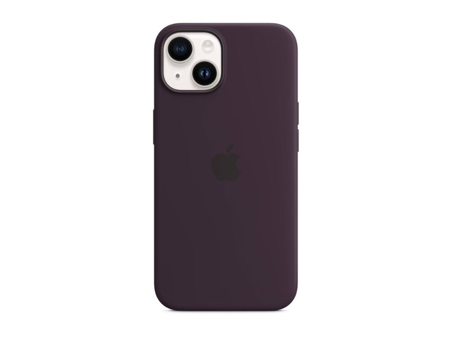 Apple iPhone 14 Silicone Case With Magsafe | Color: Elderberry