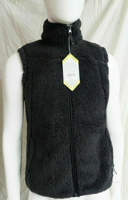 Free Country Womens Plush Vest Black XL