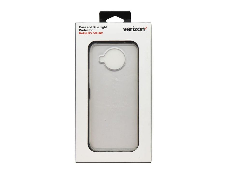 Verizon Clear Case and Blue Light Protector for Nokia 8 V 5G UW