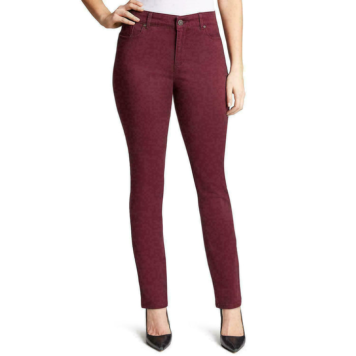 Bandolino Amy Women Pant Burgundy Berry 6