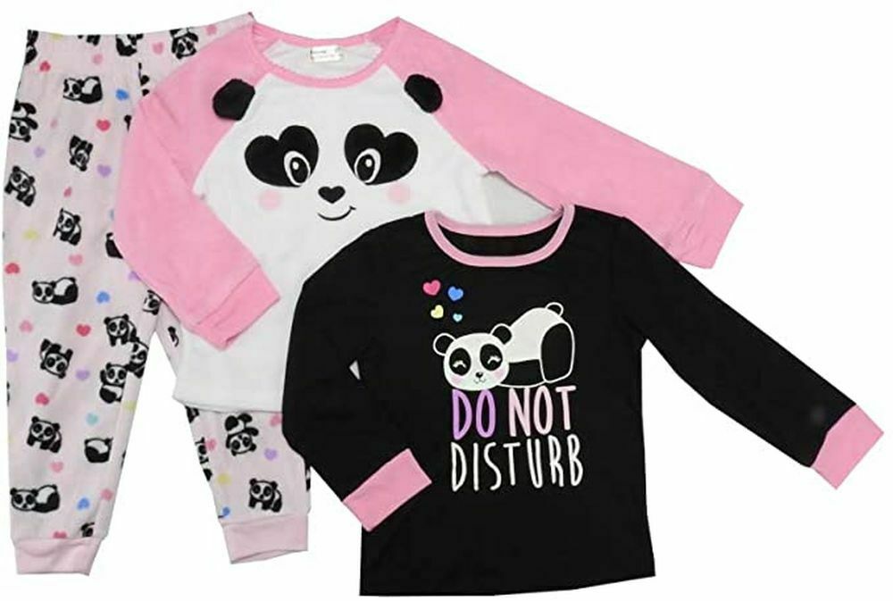 Member's Mark Girls Favorite Pajamas Panda 3T