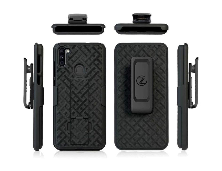 Verizon Shell and Holster for Samsung Galaxy A11 | Color: Black