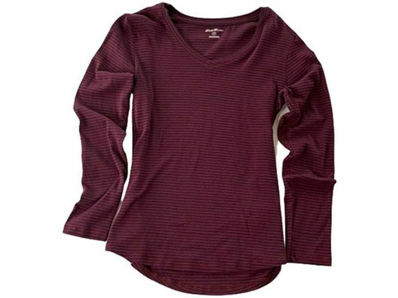 Eddie Bauer Top Charcoal Space Dye Small