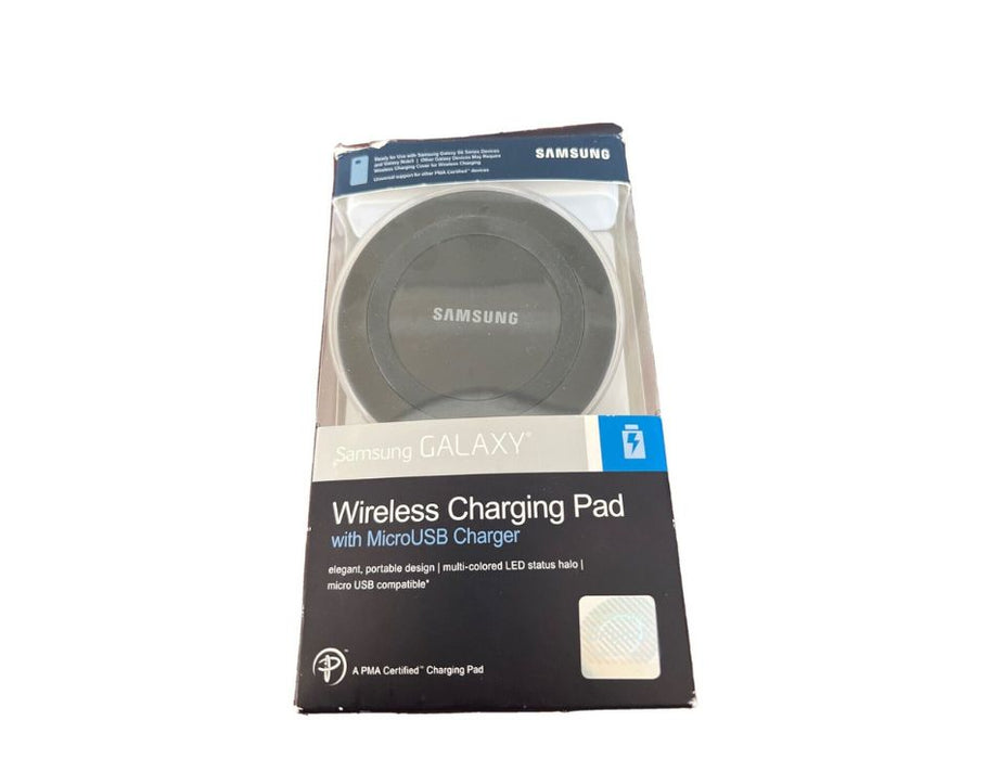 Samsung Galaxy Wireless Charging Pad With MicroUSB Charger | Color: Black