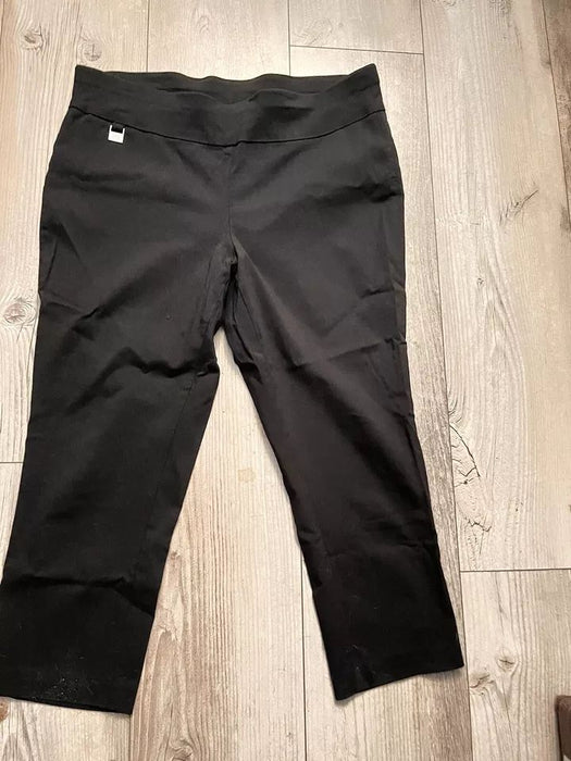 Rafaella Comfort Pant Capri Black 16