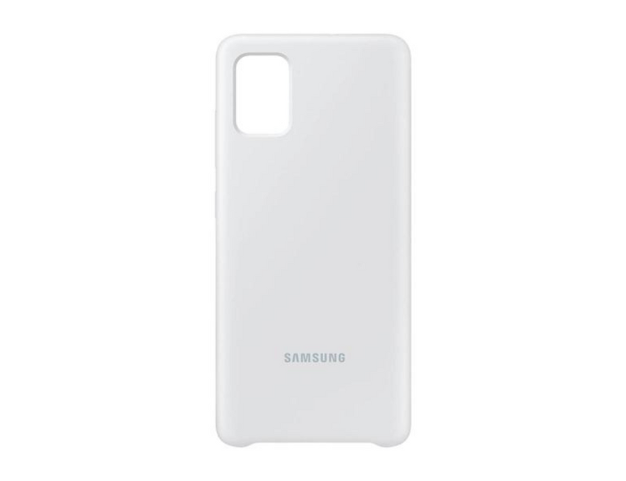 Samsung Galaxy A51 Soft Touch Silicone Cover | Color: White