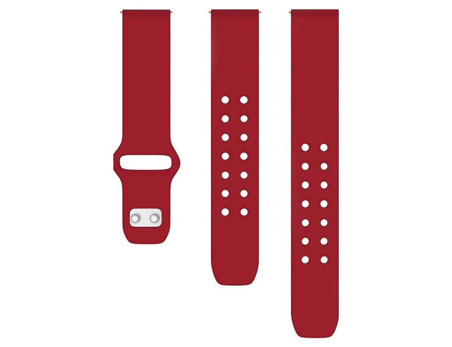 Samsung Quick Change Silicone Sport Watch Band 22mm | Color: Crimson Red