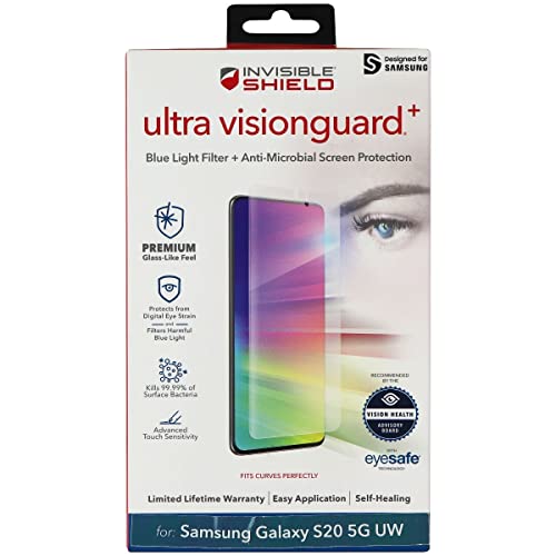 ZAGG for Galaxy S20 5G UW InvisibleShield Ultra VisionGuard+ Screen Protector