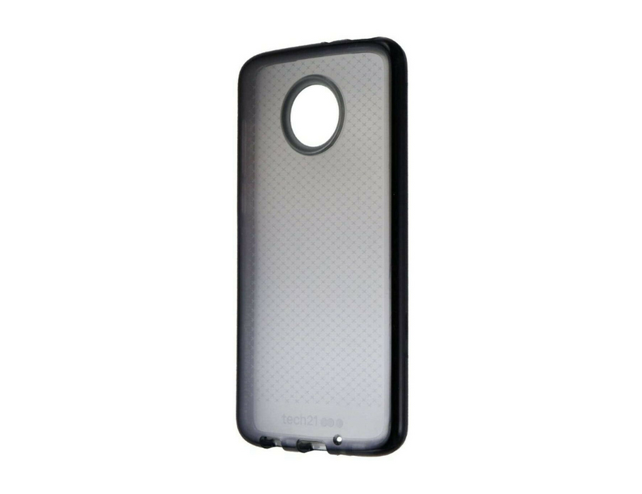 Tech21 Evo Check Series Gel Case for Motorola Moto Z4 - Smokey / Black