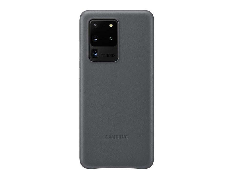 Samsung Leather Cover for Galaxy S20 Ultra 5G | Color: gray