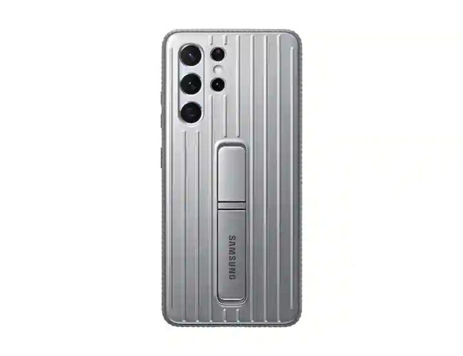 Samsung Galaxy S21 Ultra Case, Rugged Protective Cover, Silver