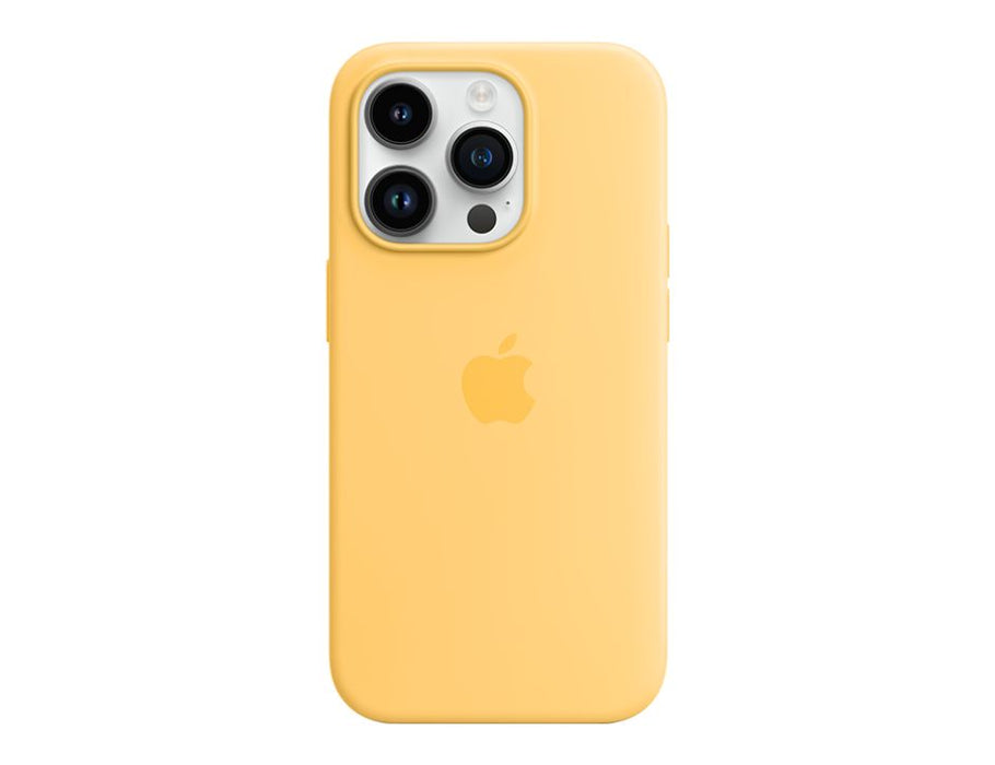 Apple Silicone Case with MagSafe for iPhone 14 Pro | Color: Yellow