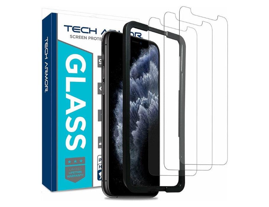 Tech Armor Screen Protection For iPhone 11Pro Max and Xs Max | HD Ballistic Glass | 3 Pack