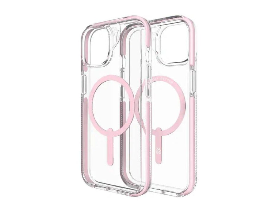 Zagg Picadilly Snap Clear & Pink Case for iPhone 15/14/13