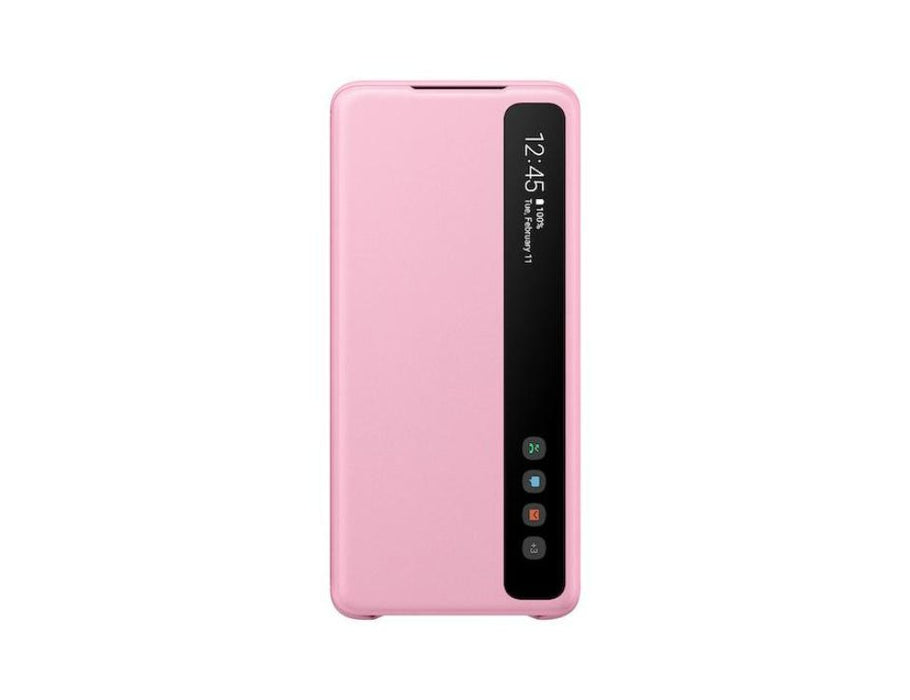 Samsung S-View Flip Cover for Galaxy S20+ 5G  | Color: pink