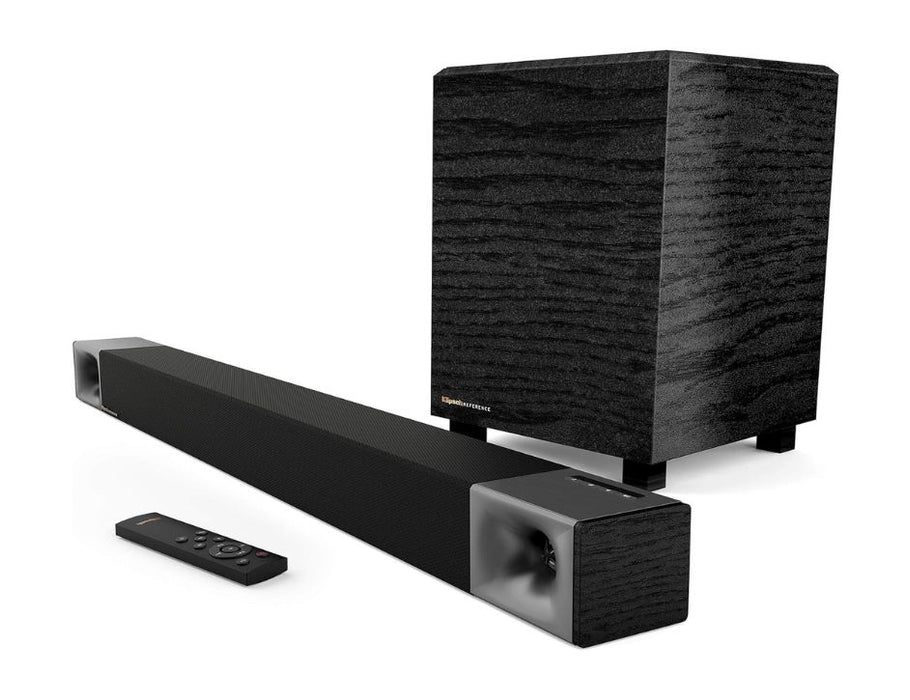 Klipsch Cinema 400 Sound Bar with 8Inch Wireless Subwoofer & HDMIARC | Color: Black