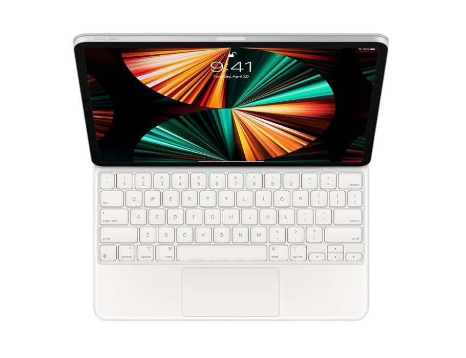 Apple Magic Keyboard for 12.9-inch iPad Pro (3rd, 4th, 5th, and 6th Generation) - MJQL3LL/A | Color: White