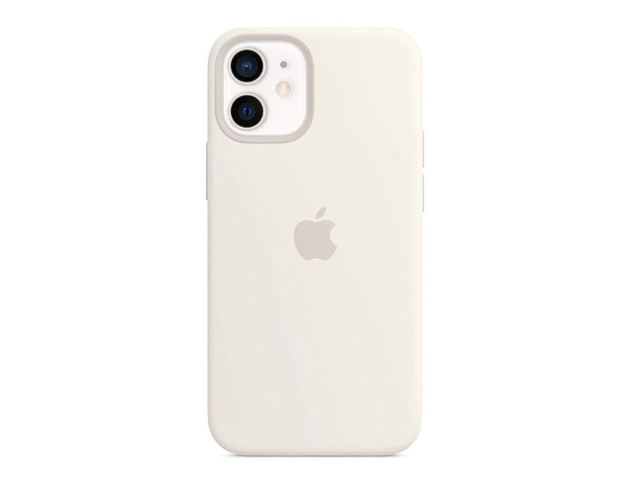 Apple iPhone 12 Mini Silicone Case with MagSafe | Color: White