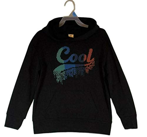 Member's Mark Kids Boys Sweater Black Colorful Phrase 44846