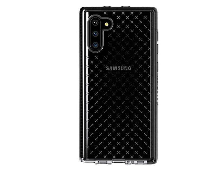 Tech21 Evo Check Protective Phone Case Cover for Samsung Note 10+ | Color:  Black/Smokey