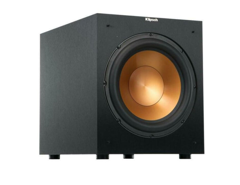 Klipsch R-12SW Powerful Deep Bass Front Firing 12" Copper-Spun Driver 400W Digital Power Subwoofer