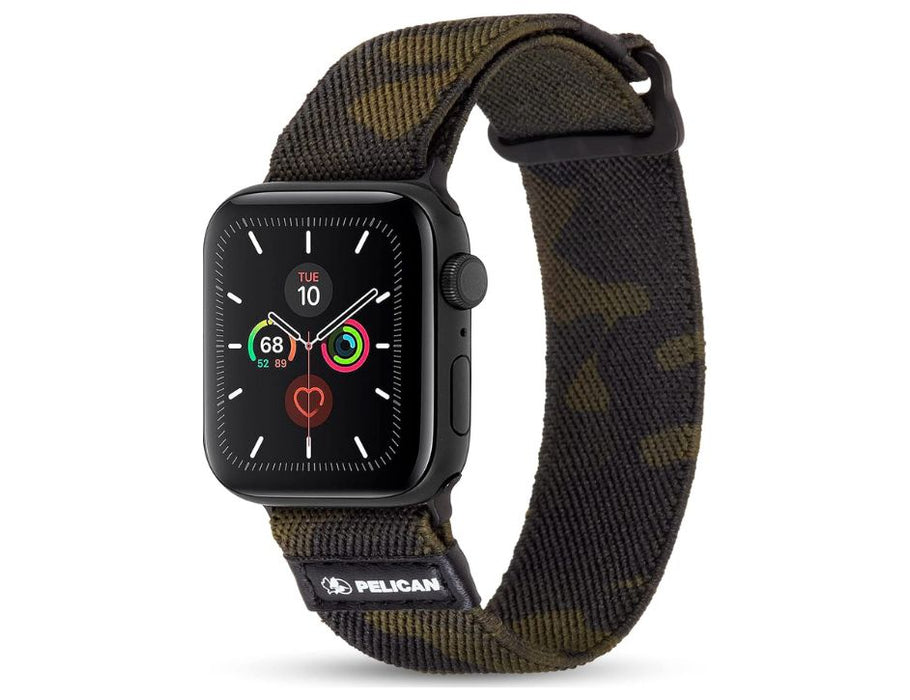 Pelican Protector Apple Watchband | 42-44mm | Camo Green